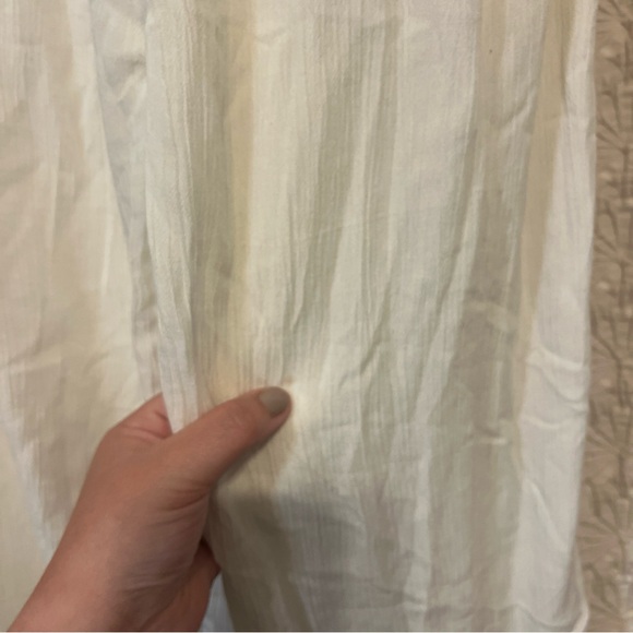 Mara Hoffman Cover Up Jumpsuit Revolve Prismatic Crochet White Boho Size S - Picture 5 of 8